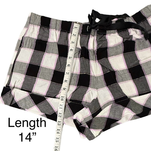 Victoria’s Secret - Cotton Modal Flannel Blend - Shirt & Bike Shorts PJ’s Set - Picture 14 of 16